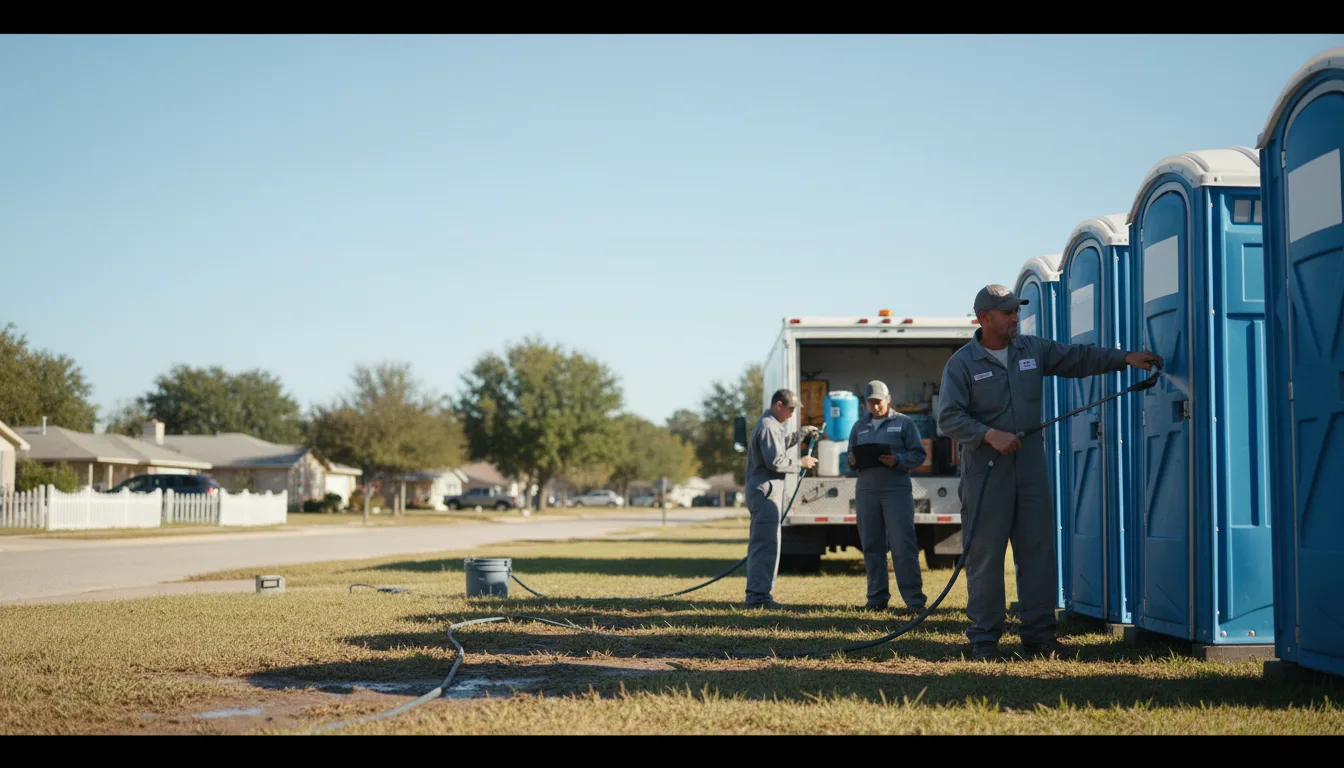 Long-Term Portable Toilet Rental in Columbus, AR near me